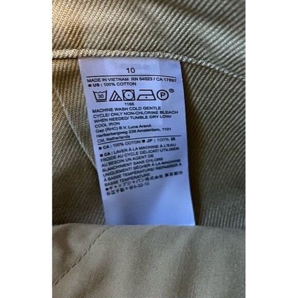 NWT Banana Republic Camel High Rise Pleated Wide Leg Pants Size 10 - Picture 4 of 9